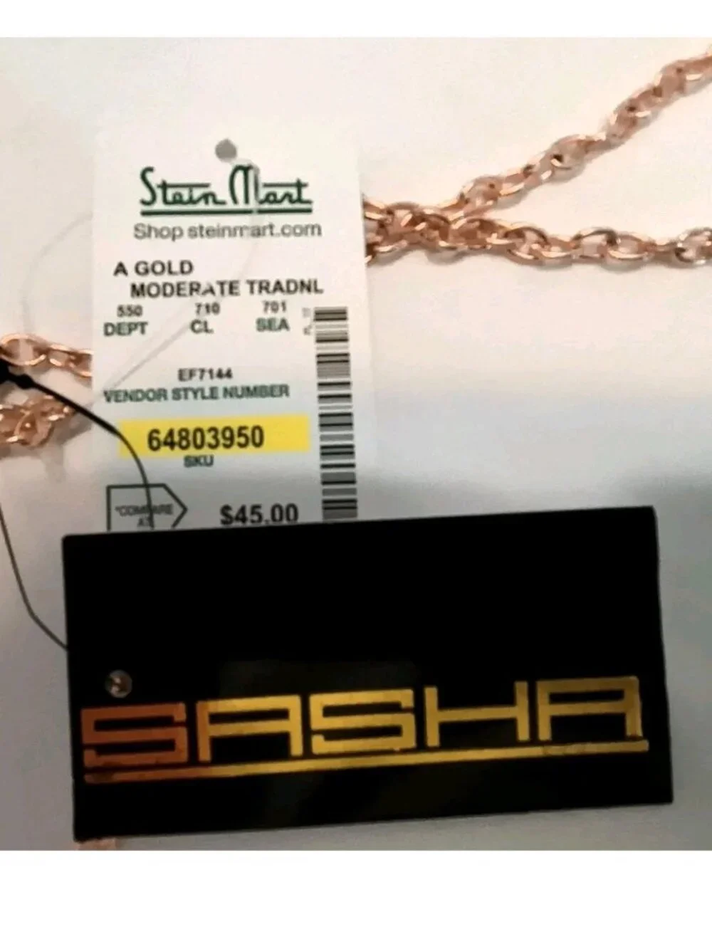 Beautiful Gold sequin evening clutch bag by Sasha New York